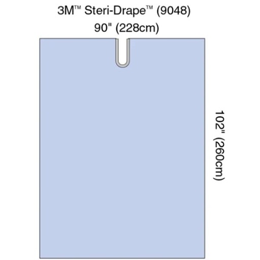 [MMM-9048] Surgical Drape 3M™ Steri-Drape™ Split Drape 90 W X 102 L Inch Sterile