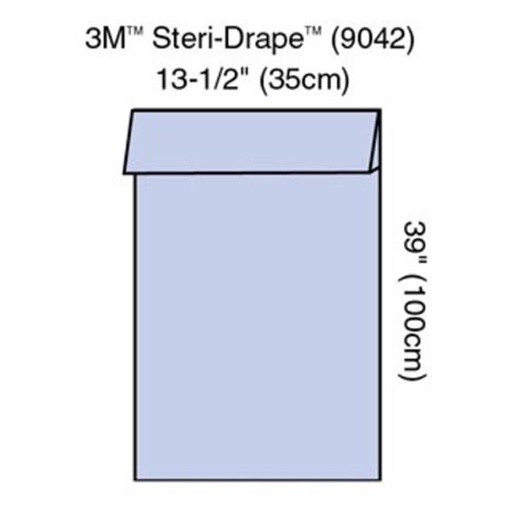[MMM-9042] Steri-Drape™ Extremity Cover, 13.5" x 39", Absorbent Impervious Material, 35/bx, 4 bx/cs