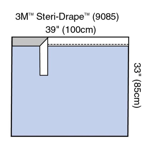 [MMM-9085] Steri-Drape™ Adhesive Towel Drape, 39" x 33", Absorbent Impervious Material, 30/bx, 4 bx/cs