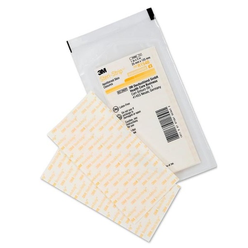 [MMM-R1548] Skin Closure Strip Steri-Strip™ 1 X 5 Inch Nonwoven Material Reinforced Strip White