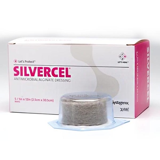 [MMM-800112] Silver Alginate Dressing Silvercel™ 1 X 12 Inch Roll Sterile
