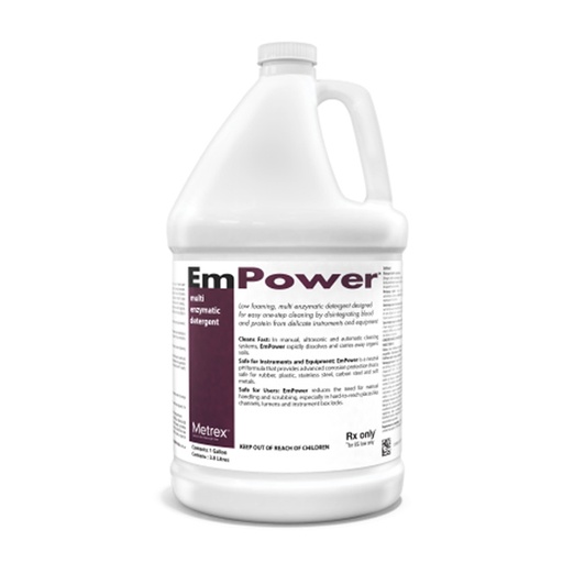 [MET-10-4100] Dual Enzymatic Instrument Detergent EmPower® Liquid Concentrate 1 gal. Jug Fresh Scent