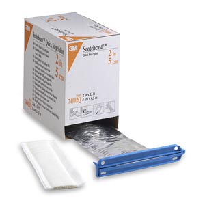 [MMM-74002Q] Splint Roll 3M™ Scotchcast™ Quick Step Double Sided Felt 2 Inch X 15 Foot Felt / Fiberglass White