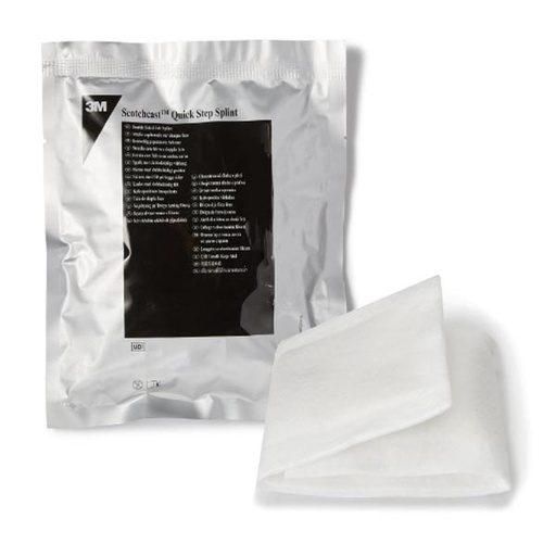 [MMM-75430] Padded Splint 3M™ Scotchcast™ Quick Step Double Sided Felt 4 X 30 Inch Felt / Fiberglass White