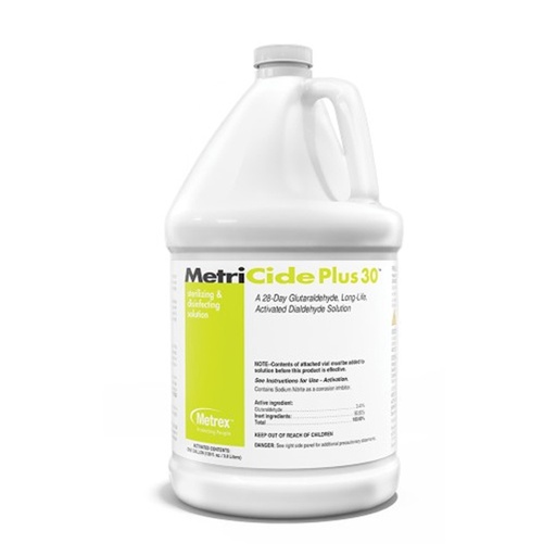 [MET-10-3200] Glutaraldehyde High-Level Disinfectant MetriCide Plus 30® Activation Required Liquid 1 gal. Jug Max 28 Day Reuse