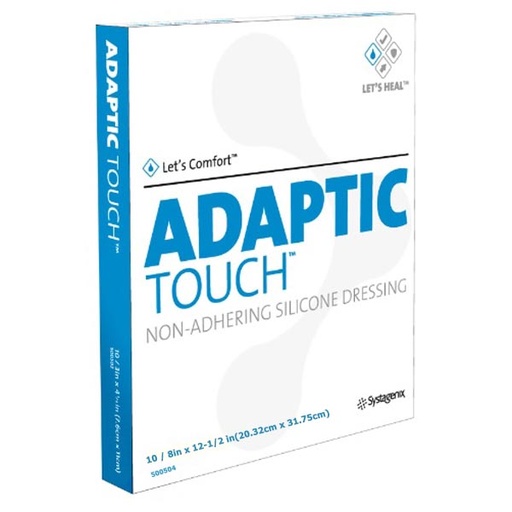 [MMM-500504] Wound Contact Layer Dressing 3M™ Adaptic Touch™ Silicone 8 X 12-1/2 Inch Sterile