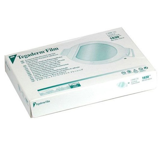 [MMM-1630] Transparent Film Dressing 3M™ Tegaderm™ Oval 4 X 4-1/2 Inch Frame Style Delivery Without Label Sterile