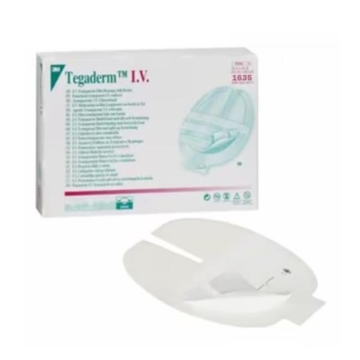 [MMM-1635] I.V. Specialty Dressing 3M™ Tegaderm™ Adhesive / Film 3-1/2 X 4-1/4 Inch Sterile
