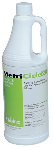 [MET-10-2805] Glutaraldehyde High-Level Disinfectant MetriCide™ 28 Activation Required Liquid 32 oz. Bottle Max 28 Day Reuse