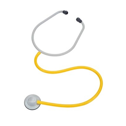 [MMM-SPS-YP1010] Disposable Stethoscope 3M™ Yellow 1-Tube 28.5 Inch Tube Single Head Chestpiece