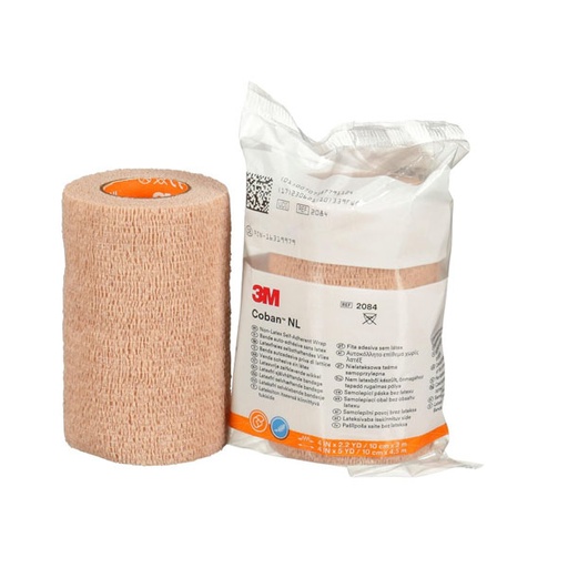[MMM-2084] Cohesive Bandage 3M™ Coban™ LF 4 Inch X 5 Yard Standard Compression Self-adherent Closure Tan NonSterile