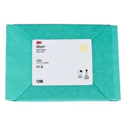[MMM-1296F] Attest™ Rapid Readout Sterilization Biological Indicator Pack Steam