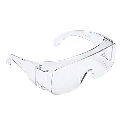 [MMM-TGV01-100] Safety Glasses 3M™ Tour-Guard™ V Fitover Antifog Coating Clear Tint Polycarbonate Lens Clear Frame Over Ear One Size Fits Most