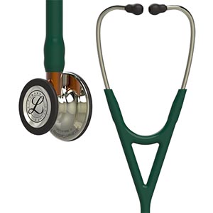 [MMM-6206] Cardiology Stethoscope 3M™ Littmann® Hunter Green 1-Tube Double-Sided Chestpiece