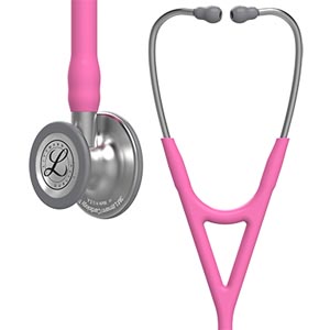 [MMM-6159] Cardiology Stethoscope 3M™ Littmann® Cardiology IV™ Pink 1-Tube 22 Inch Tube Double-Sided Chestpiece