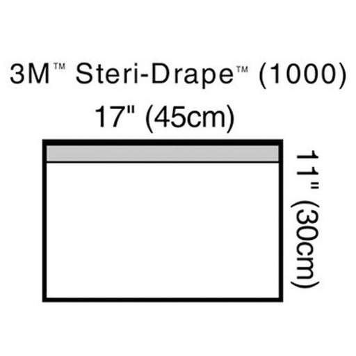 [MMM-1000] General Purpose Drape 3M™ Steri-Drape™ Small Towel Drape 17 W X 11 L Inch Sterile